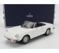Norev- Alfa Romeo 2000 Spider 1978 White 1:18 Coches en Miniatura de colección, Color Blanco, 1/18e (187882)