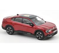 MODELO DE COCHE ESTÁTICO NOREV CITROEN C4 X 2023 ROJO MODELISMO ESCALA 1:43