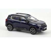 MODELO DE COCHE ESTÁTICO NOREV CITROEN C5 AIRCROSS 2022 AZUL MODELISMO ESCALA...
