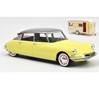 Norev CIT DS 19 + Caravana Digue Panoramic 1960-1/18