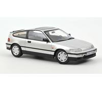 MODELO DE COCHE ESTÁTICO NOREV HONDA CRX 1990 PLATA MODELISMO ESCALA 1:18