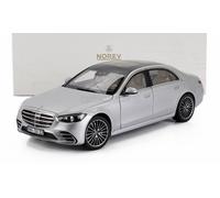MODELO DE COCHE ESTÁTICO NOREV MERCEDES BENZ CLASE S AMG LINE 2021 PLATA 1/18