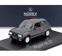 Norev 471401 - Vehículo en Miniatura para Peugeot 104 ZS2 1979 (Escala 1/43e), Color Gris
