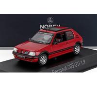 MODELO DE COCHE ESTÁTICO NOREV PEUGEOT 205 1.9 GTI PTS DECO 1991 ROJO ESCALA ...