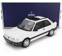 MODELO DE COCHE ESTÁTICO NOREV PEUGEOT 309 GTI 1987 BLANCO MODELISMO ESCALA...