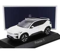 MODELO DE COCHE ESTÁTICO NOREV POLESTAR 3 2024 GRIS MODELISMO ESCALA 1/43