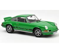 MODELO DE COCHE ESTÁTICO NOREV PORSCHE 911 RS 1973 VERDE MODELISMO ESCALA 1:18
