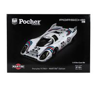 MODELO DE COCHE ESTÁTICO POCHER PORSCHE 917K MARTINI LE MANS 1971 MARKO ESCAL...