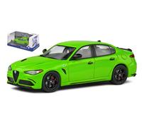 Solido Modelo de coche estático Alfa Romeo Giulia Quadrifoglio 2020 Verde 1/43