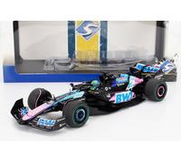 MODELO DE COCHE ESTÁTICO SÓLIDO ALPINO F1 A524 BRASIL GP 2024 OCON ESCALA 1/18