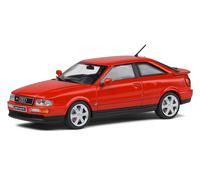 MODELO DE COCHE ESTÁTICO SÓLIDO AUDI COUPÉ S2 1992 ROJO MODELISMO ESCALA 1:43