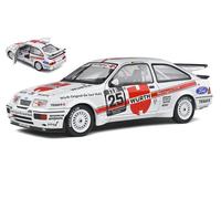 MODELO DE COCHE ESTÁTICO SÓLIDO FORD SIERRA RS550 #25 NURBURGRING DTM 1988 1/18