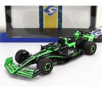 MODELO DE COCHE ESTÁTICO SÓLIDO LIMPIO F1 C44 ESTACA KICK ZHOU BAHRAIN GP 202...