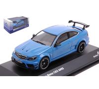MODELO DE COCHE ESTÁTICO SÓLIDO MERCEDES CLASE C63 V8 AMG 2012 AZUL ESCALA 1:43