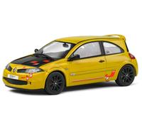MODELO DE COCHE ESTÁTICO SÓLIDO RENAULT MEGANE R26 R 2008 AMARILLO ESCALA 1:43