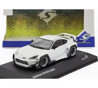 MODELO DE COCHE ESTÁTICO SÓLIDO TOYOTA GR86 ROCKET BUNNY COUPÉ 2022 BLANCO 1/43