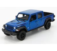 WELLY 1/27 JEEP RUBICON PICK UP 2019 AZUL MODELISMO MODELO ESTÁTICO DIECAST