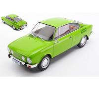 MODELO DE COCHE ESTÁTICO WHITEBOX SKODA 110R 1970 VERDE MODELISMO ESCALA 1:24