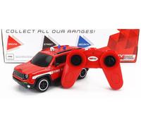 MODELO DE COCHE JEEP RENEGADE FIRE ENGINE 2017 ESCALA 1/24
