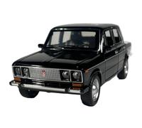 Modelo de Coche Lada de aleación fundida a presión a Escala 1:24: un Coche de Juguete clásico y Elegante, Ideal como decoración o Pieza de colección.(Black)