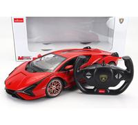 MODELO DE COCHE LAMBORGHINI SIAN FKP 37 HYBRID 2020 ROJO 1/14