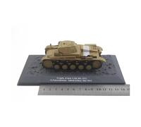 Modelo De Coche Militar Pz.Kpfw.II Ausf.C Escala 1/43 Modelo C Type X De Aleación para Exhibición En Escena