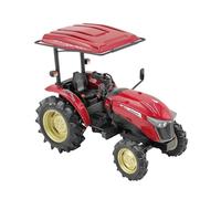 Modelo De Coche Vintage 1:16 para El Modelo De Tractor De Aleación Roja Yanmar YM351A/357A Vehículo De Ingeniería Adornos Raros Decoraciones De Mesa