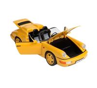 Modelo De Coche Vintage 1/18 para 911 Speedster 1993 Modelo De Coche De Aleación Amarillo con Diseño De Puerta Completa Edición De Coleccionista Decoraciones De Mesa