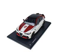 Modelo De Coche Vintage 1:18 para Alfa Romeo Giulia GTA-M Modelo Aleación Doble Puerta con Capota Negra Pintura Roja para Exhibición Fiestas Decoraciones De Mesa