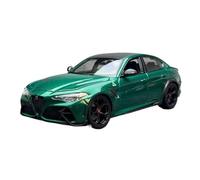Modelo De Coche Vintage 1:18 para Alfa Romeo Giulia GTAm Coupé Modelo Coche Deportivo De Aleación Adornos De Simulación Vehículo De Metal Decoraciones De Mesa(Green)