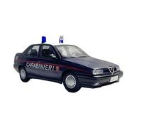 Modelo De Coche Vintage 1:18 para Alfa Romoo 155 Coche Aleación 1996 Modelo Metal Azul Blanco Modelo Coche Policía Colección Fundido A Presión Decoraciones De Mesa