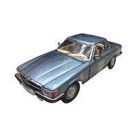 Modelo De Coche Vintage 1:18 para Benz 350SL 1977 Coche Clásico Aleación Completa Modelo De Simulación Estática Colección Exhibición Recuerdos Decoraciones De Mesa(Blue)