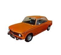 Modelo de Coche Vintage 1:18 para BMW 1502 1802 Coche Clásico Aleación Modelo Coche Estático Retro Regalo Recuerdo Adornos Raros Decoraciones de Mesa(Orange)