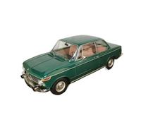 Modelo de Coche Vintage 1:18 para BMW 1502 1802 Coche Clásico Aleación Modelo Coche Estático Retro Regalo Recuerdo Adornos Raros Decoraciones de Mesa(Green)