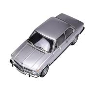 Modelo De Coche Vintage 1:18 para BMW 2002 Tii Aleación Diseño De Puerta Completa Simulación Mini Coche Modelo Colección Sorpresa Decoraciones De Mesa(Gray)