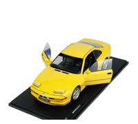 Modelo De Coche Vintage 1:18 para BMW 850 (E31) CSI 1990 Modelo Sedán Amarillo con Diseño De Doble Puerta De Aleación Decoraciones De Mesa