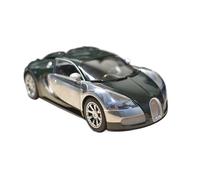 Modelo De Coche Vintage 1:18 para Bugatti Veyron 2009 Modelo Coche De Aleación De Puerta Completa Verde Oscuro Detalles Realistas Idea Display Decoraciones De Mesa