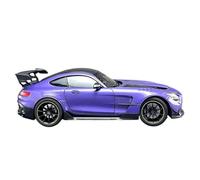 Modelo De Coche Vintage 1:18 para El Modelo Coche Aleación Mercedes-Benz AMG GT Series 2021 Simulación De Escena Juego Realista De Vehículos Decoraciones De Mesa(Purple)