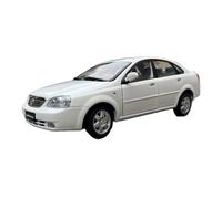 Modelo De Coche Vintage 1:18 para El Modelo De Sedán De Aleación Buick Excelle Adornos Estáticos Colección De Vehículos Fiesta Sorpresa Decoraciones De Mesa(White)
