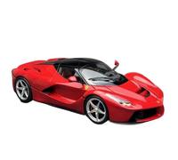 Modelo De Coche Vintage 1:18 para Ferrari LaFerrari Simulación Aleación Roja Modelo De Coche Abierto Completo Adultos Cumpleaños Vacaciones Decoraciones De Mesa(Red A)