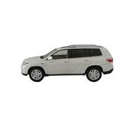 Modelo De Coche Vintage 1:18 para GAC Toyota Highlander 2012 Modelo Coche De Aleación Blanco Modelo De Decoración De Vehículo A Gran Escala Decoraciones De Mesa