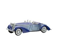 Modelo De Coche Vintage 1/18 para Horch Roadster 1939 Modelo Coche Aleación Exclusivo para Coleccionistas Exhibición Colección para Aficionados Decoraciones De Mesa(Blue)