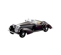 Modelo De Coche Vintage 1/18 para Horch Roadster 1939 Modelo Coche Aleación Exclusivo para Coleccionistas Exhibición Colección para Aficionados Decoraciones De Mesa(Black)