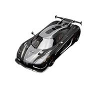 Modelo De Coche Vintage 1/18 para Koenigsegg Agera Draken Black Carbon Resin Edición Limitada Modelo De Coche Vehículo Raro Coleccionable Decoraciones De Mesa