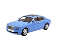 Modelo De Coche Vintage 1:18 para La Proporción Rolls-Royce Ghost Modelo Coche Aleación Azul Adorno Navideño Modelo Sedán Juguetes Raros Decoraciones De Mesa