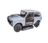 Modelo De Coche Vintage 1/18 para Lada Niva 1980 Buggy Modelo SUV Azul Aleación Exhibición Soporte Colocación Decoración Visualización Decoraciones De Mesa