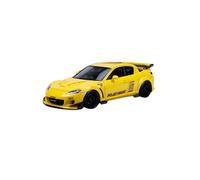 Modelo De Coche Vintage 1:18 para Mazda RX-8 (SE3P) RE Amemiya Modelo De Coche De Aleación Fundida A Presión Amarillo Decoración del Hogar Decoraciones De Mesa