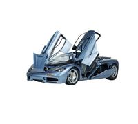 Modelo De Coche Vintage 1:18 para McLaren F1 Ice Blue Alloy Car Model Supercar Fashion Classic Toy Vehicle Display Toys For Indoor Decoraciones De Mesa