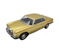 Modelo De Coche Vintage 1/18 para Mercedes Benz 280C/8 W114 Coupé 1969 Adornos Dorados Modelo Coche De Aleación Decoración del Hogar Decoraciones De Mesa