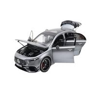 Modelo De Coche Vintage 1:18 para Mercedes-Benz A45 AMG NZG 2023 Modelo De Coche De Aleación De Simulación Clásica Decoración Interior Decoraciones De Mesa(Gray)